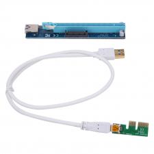 Адаптер PCI-E 1X-16X,  USB 3.0  PCE164P-N02