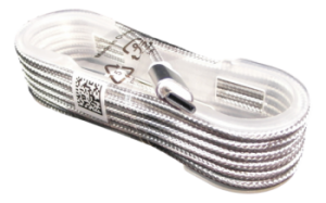 USB Кабель "Mi-Digit" USB Type C в нейлоновой оплетке, 1,5 метра, металлические коннекторы Серебро
